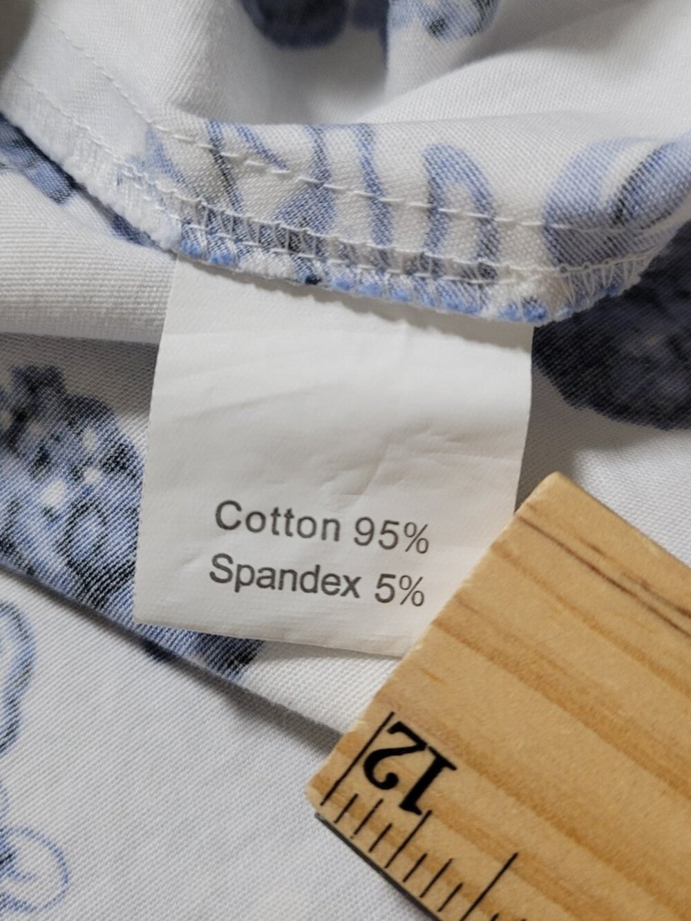 Dressystar Floral Halter Rockabilly Swing Dress Blue White Medium 50s Retro - Picture 7 of 10